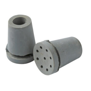 Contera de goma articulada gris