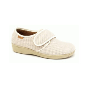 Zapato confort de mujer ligero beige