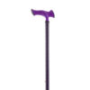 Bastón extensible morado ergonómico 616